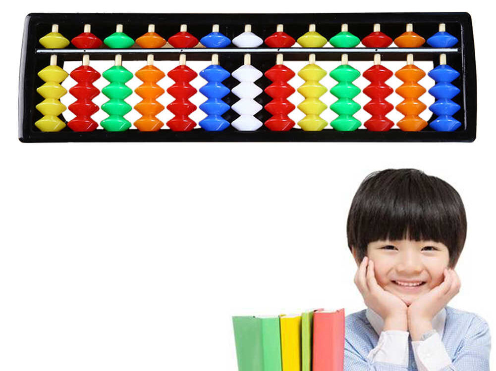 Proper finger technique for using soroban